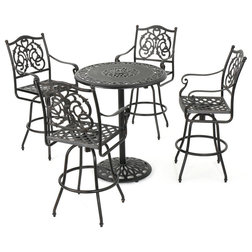 Mediterranean Outdoor Dining Sets by GDFStudio