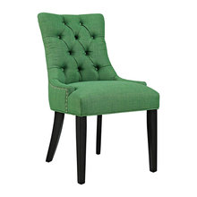 green chairs