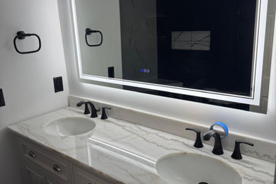 Example of a bathroom design in Other