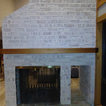German Smearing fireplace