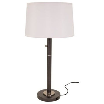 House of Troy RU750 Rupert 3 Light 30-1/2"H Buffet Table Lamp - Black with