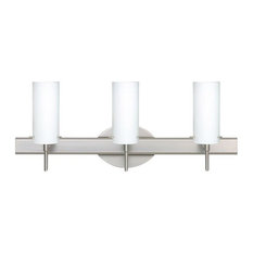 Besa Lighting 3SW-440307-LED-SN Copa 3 - 22.5" 115W 3 LED Bath Vanity