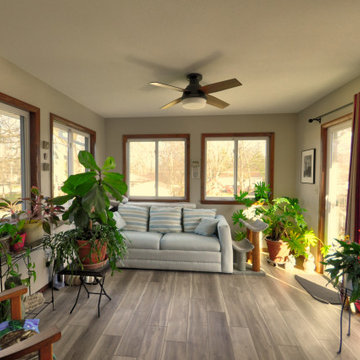 Transitional Kitchen and Sunroom Addition in Lafayette