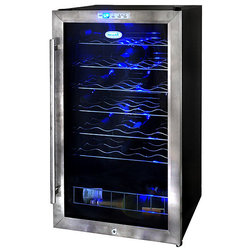 Contemporary Beer And Wine Refrigerators 33-Bottle Wine Cooler