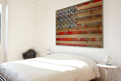Inspiration for a contemporary bedroom remodel in Los Angeles
