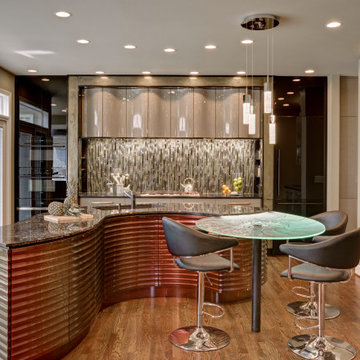 Leawood Kansas Modern Shimmer Kitchen