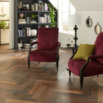 Sophisticated Reading Room - Lexington Holden, Engineered, Oak Hardwood