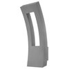 Modern Forms Dawn LED Wall Light, Graphite, 23"