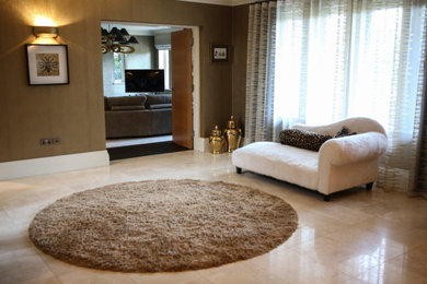 Example of a trendy hallway design in Cheshire