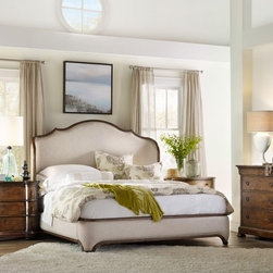Archivist California King Upholstered Bed - Panel Beds