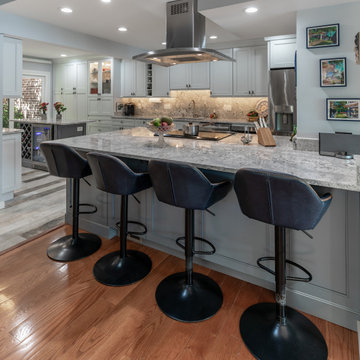Galley Kitchen Transformed into Gem of the House in Reston VA
