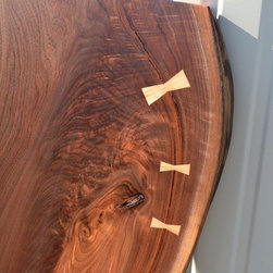 Live Edge Walnut King Size Bed - Bed Frames