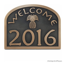 Outside welcome signs