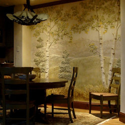 Dining Room Sculpted Mural - Home Decor