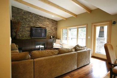 Inspiration for a living room remodel in Vancouver