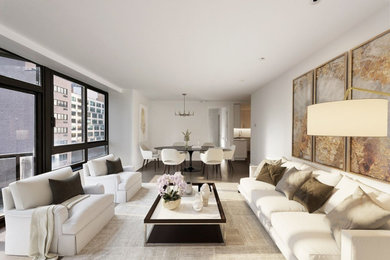 Living room - living room idea in New York