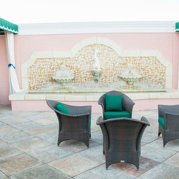 Spa cushions upgrade at resort