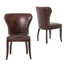 leather dining room chairs | houzz leather dining room chairs | houzz