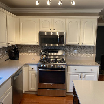 Traditional Kitchen Remodel Done in Antique White