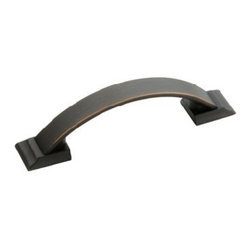 Amerock 3" Candler Pull in Oil-Rubbed Bronze - AM-BP29349-ORB - Cabinet And Drawer Handle Pulls