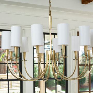 Dining Room Chandelier Up Close