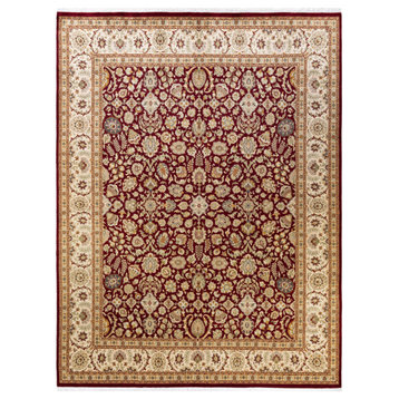 Bhavnagar, One-of-a-Kind Hand-Knotted Area Rug Red, 8'1"x10'5"