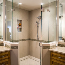 Tile patterns for the shower