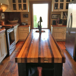 Kitchen #1 - Custom Made using Reclaimed Barn Wood - Kitchen Islands And Kitchen Carts
