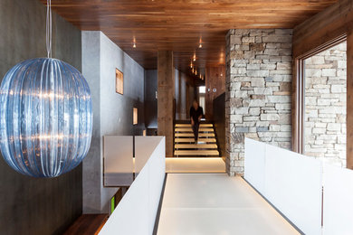 Example of an acrylic staircase design in Denver