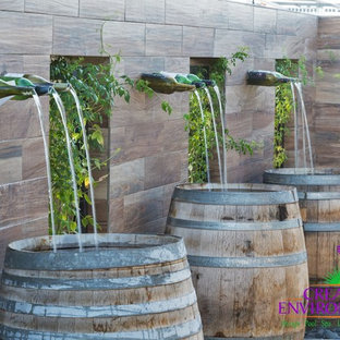 Unique Fountain Backyard