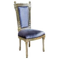 Silver Velvet Chair
