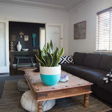 White Moroccan Poufs