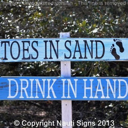 Handcrafted Beach House Decor Signs - Products