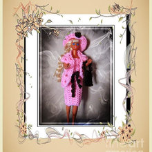 Fashion Dolls Designer Clothes Wall Art