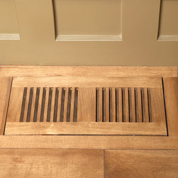 Custom Maple Floor Vent - Hardwood Flooring