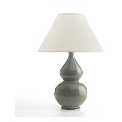 Ceramic Hourglass Lamp - Table Lamps