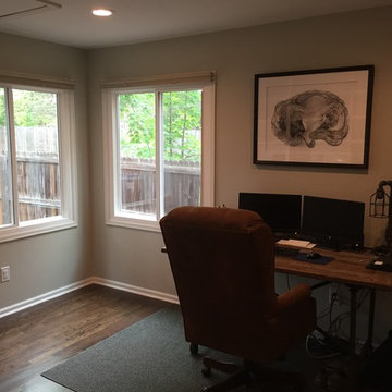 Complete house. Notably the white woodwork.
