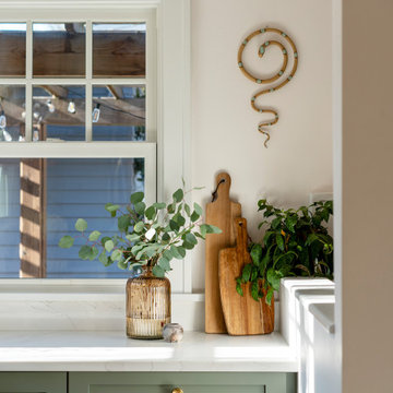 Portland Sage & Terracotta Kitchen