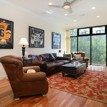 Hoboken Rowhouse with Floor to Ceiling Glass Extension