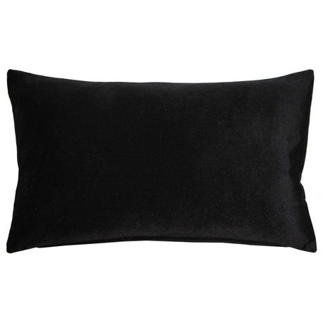 Castello Velvet Throw Pillows, Complete Pillow with Insert (18 Colors, 3 Sizes)