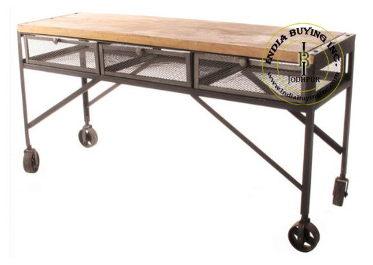Industrial retro vintage french furniture