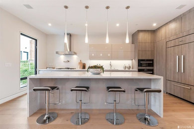 Inspiration for a modern kitchen remodel in San Francisco