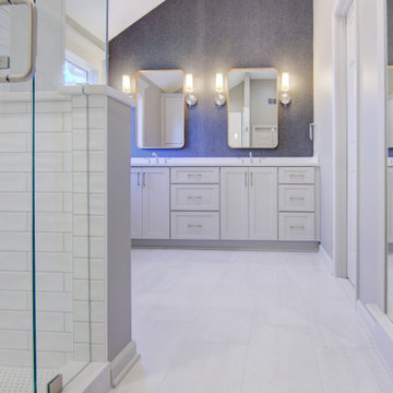 Timeless Primary Bathroom Remodel with Improved Storage & Layout