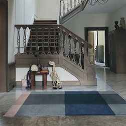 Plaid Rugs 57804 by Ted Baker in Grey - Rugs
