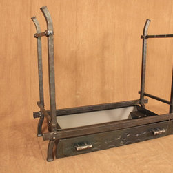 Firewood Rack with Kindling Drawer - Fireplace Accessories