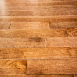 Hardwood flooring is 4" Calico Maple - Hardwood Flooring