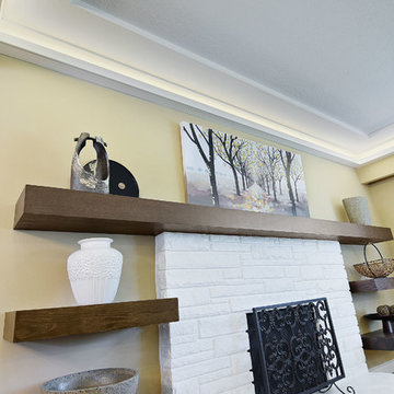 Indirect Ceiling Lighting for Living Room