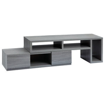 Techni Mobili Adjustable TV Stand Console For TV's up to 65"