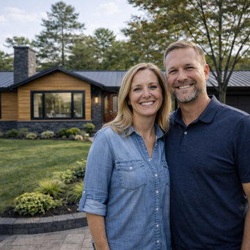 Modern Ranch Exterior Transformation - Raleigh, NC