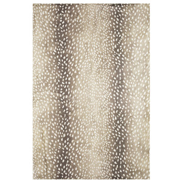 Dalyn Akina Ak3 Animal Prints and Images , Shag Rug, Stone, 2'0"x7'6"